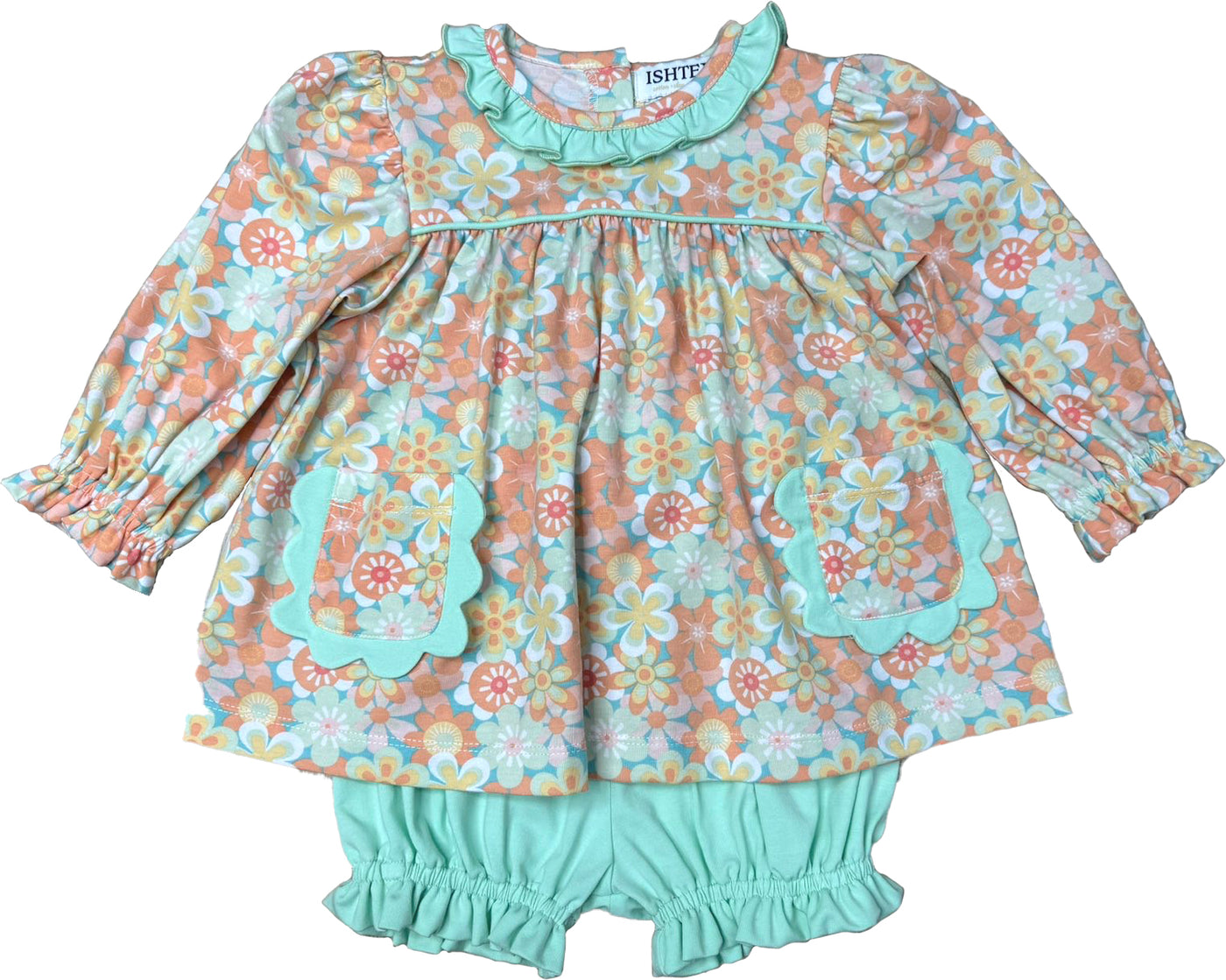 Retro Daisy Bloomers Set