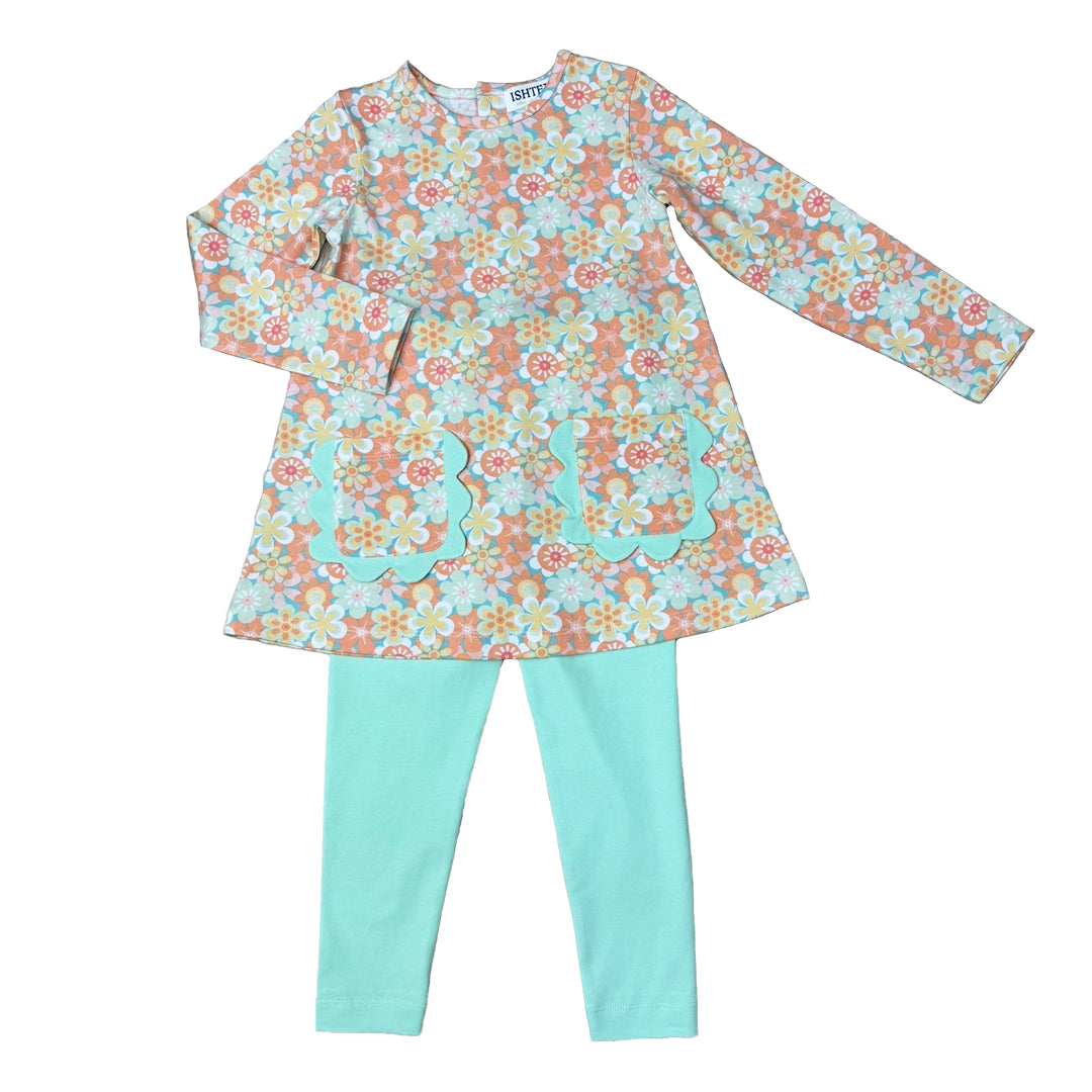 Retro Daisy Legging Set
