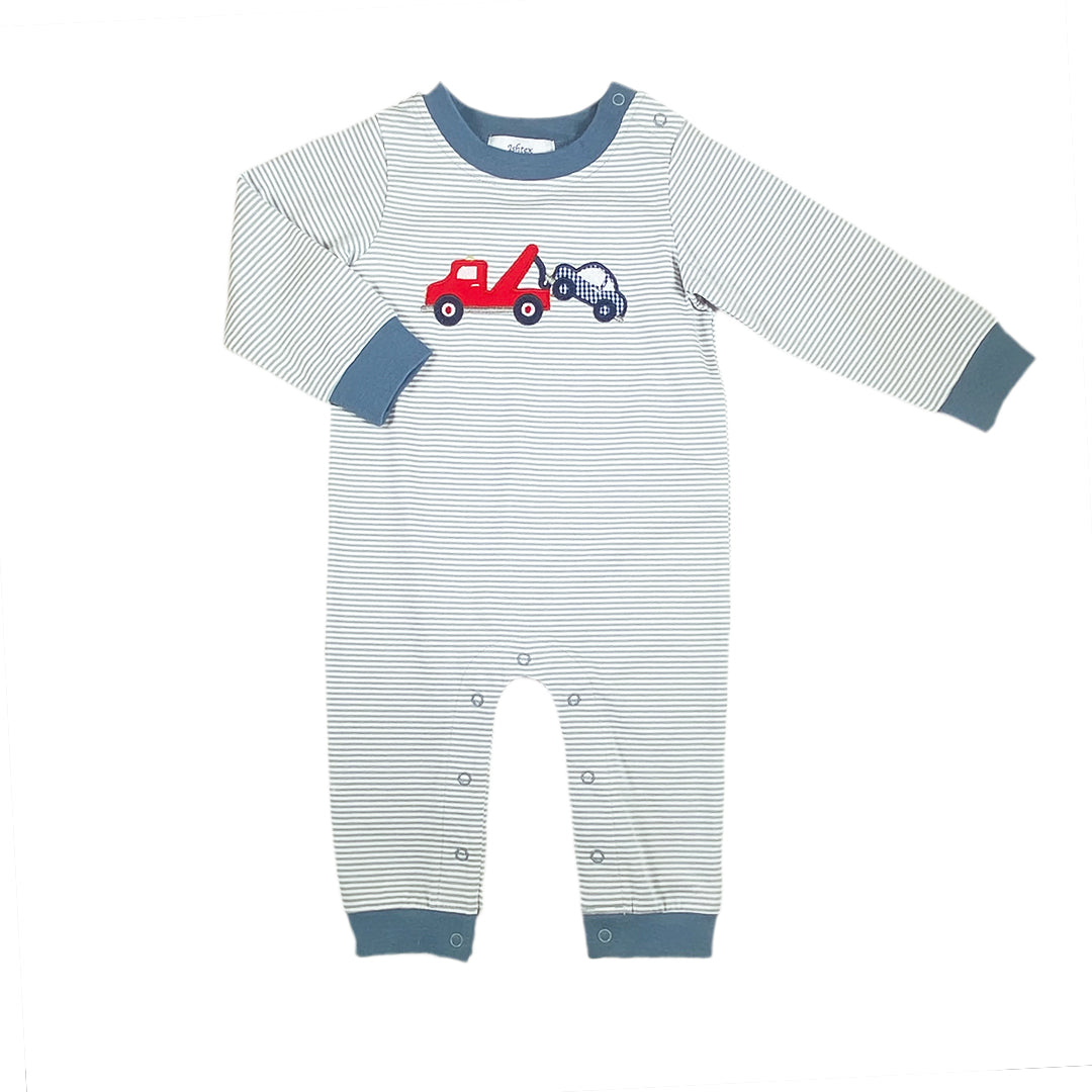 Boys Romper - Tow Truck