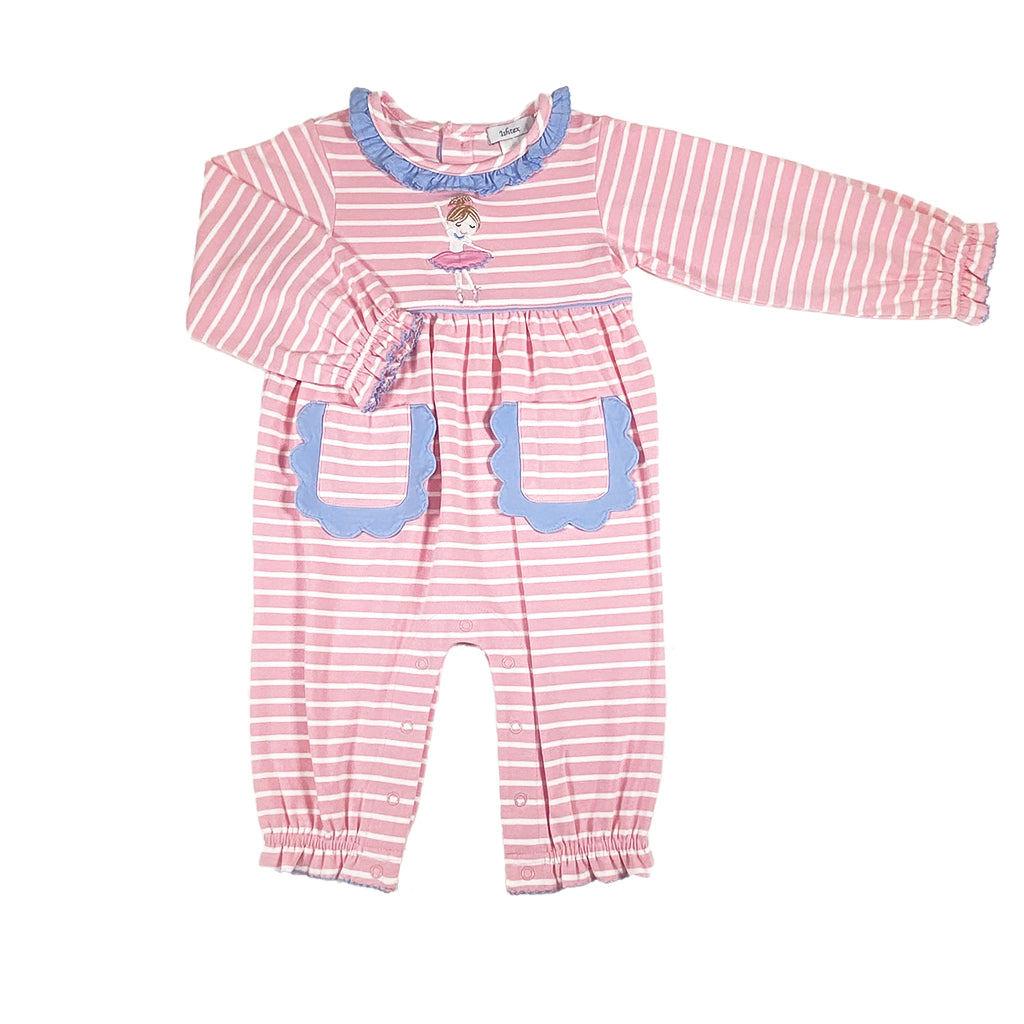 Ballerina Girl's Romper