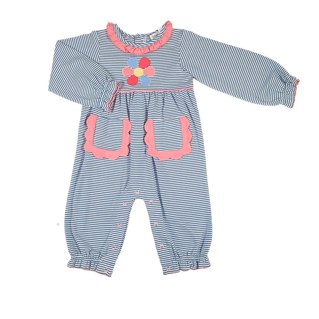 Girls Romper - Flowers