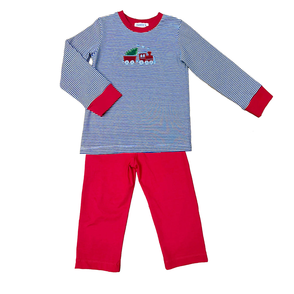 Boy Pant Set - Train