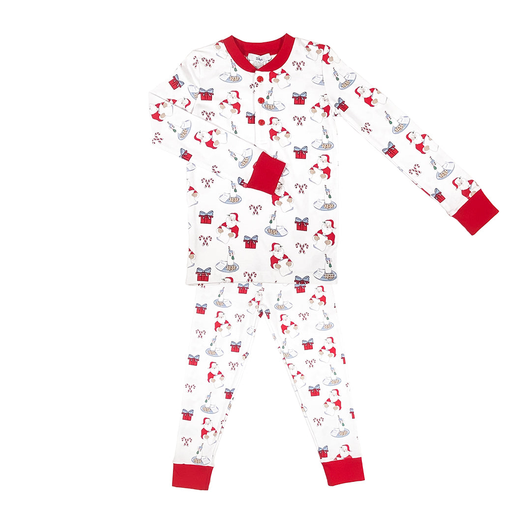 Milk & Cookies Santa Boy PJ Set