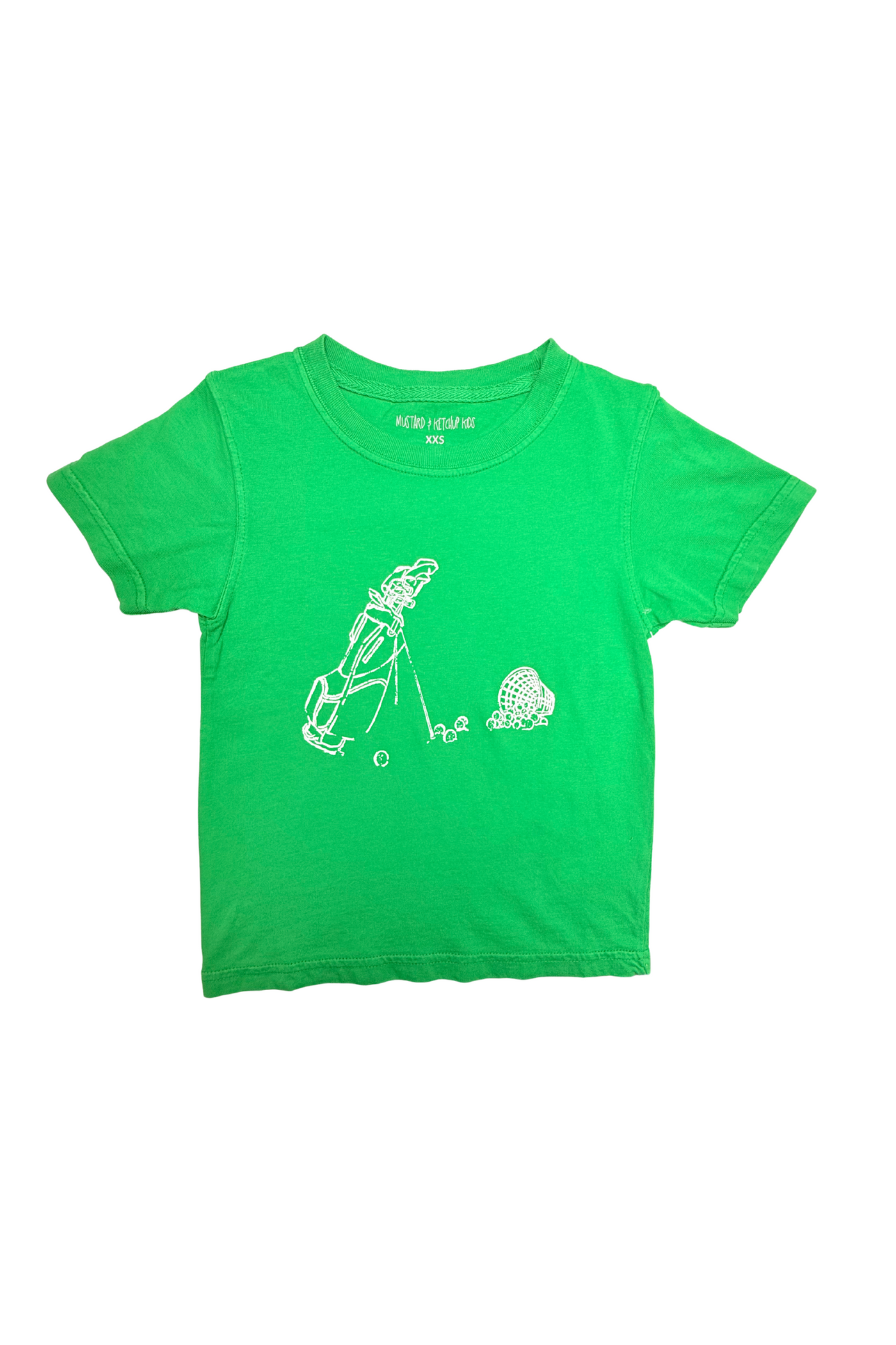 M&K S/S Green Golf Bag T Shirt