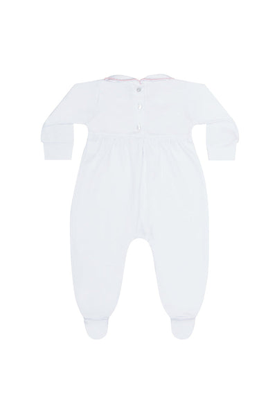 Sweetheart Smocked Footie