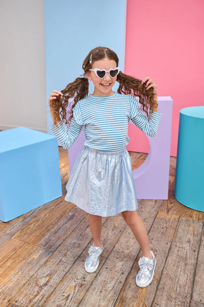 Sadie Top - Icicle Stripe