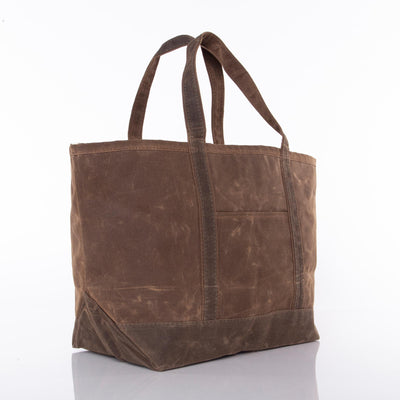 Waxed Large Classic Tote Khaki