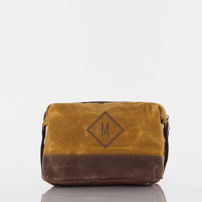 Waxed Dopp Kit Yellow