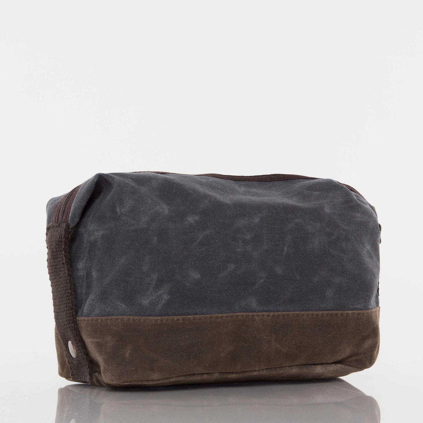 Waxed Dopp Kit Slate