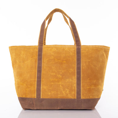 Waxed Large Classic Tote Yellow