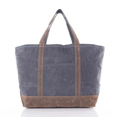 Waxed Large Classic Tote Slate