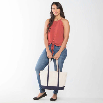 24 oz Medium Classic Tote Navy