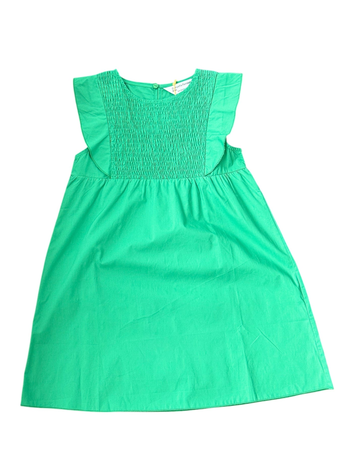 Green Smocked Dress