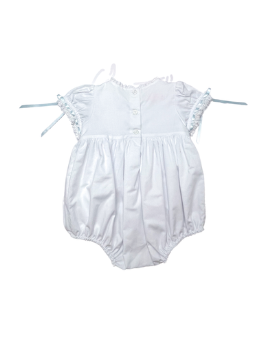 Heirloom Bubble White Batiste/Blue Smock