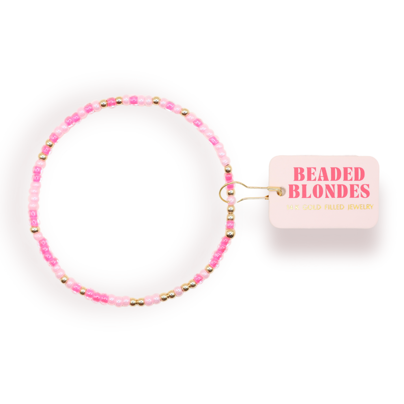Pink Sprinkle Bracelet - Petite 6.25 inch