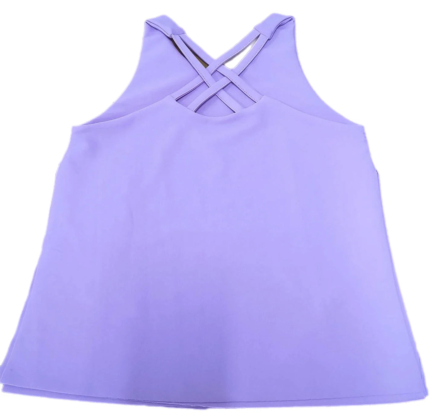 Cross Back Tank - Lavender