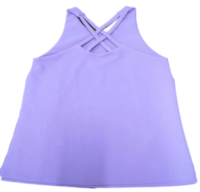 Cross Back Tank - Lavender