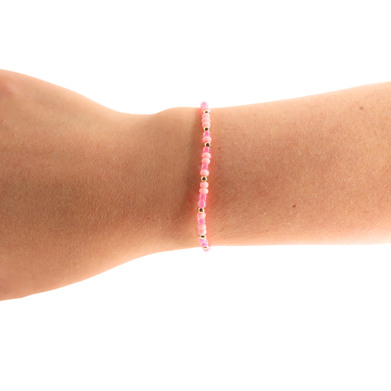 Pink Sprinkle Bracelet - Petite 6.25 inch