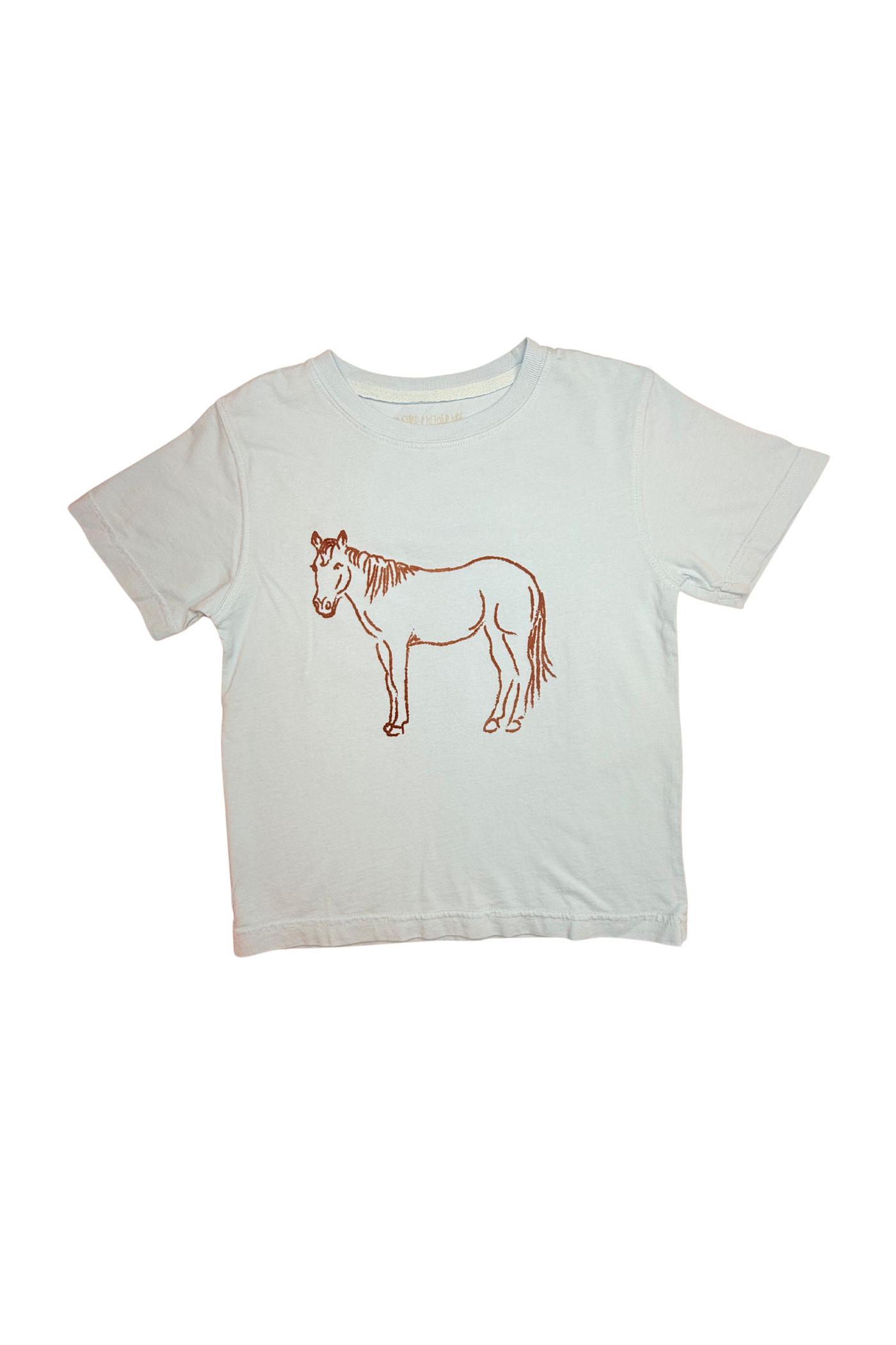 M&K S/S Light Blue Horse T Shirt