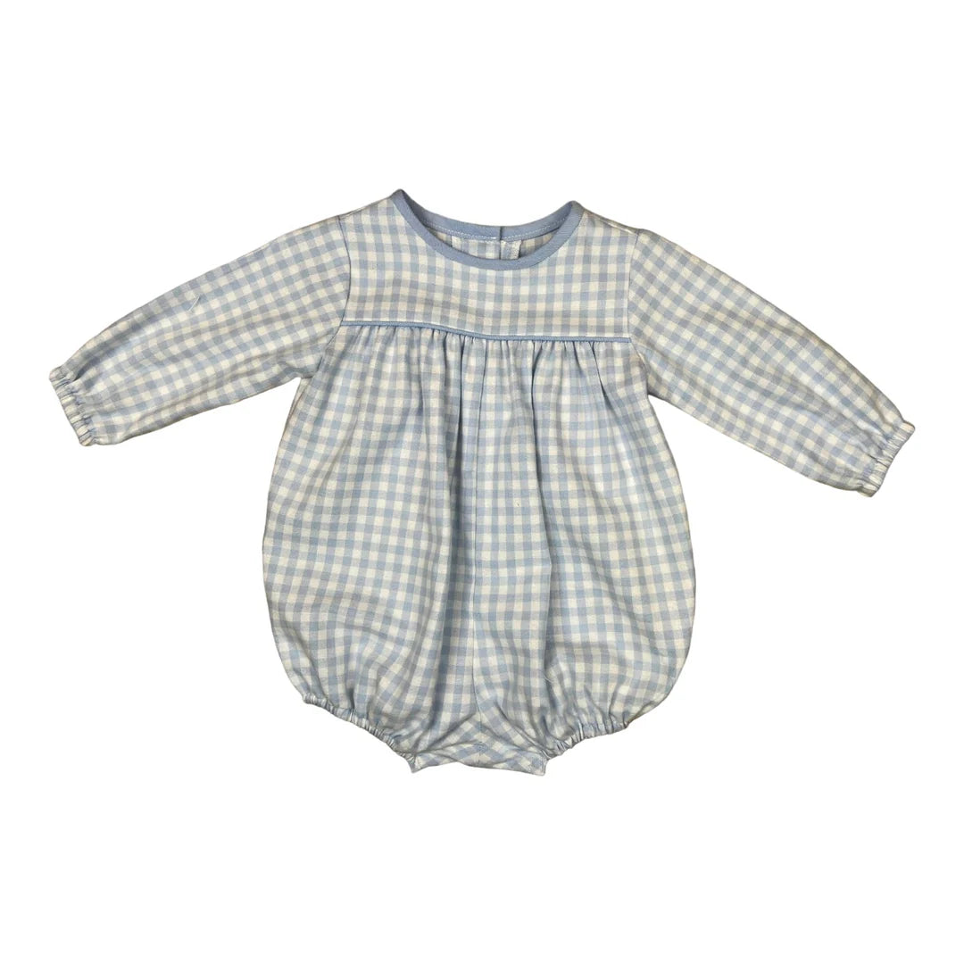 Anvy Andrew Blue Flannel Check Bubble