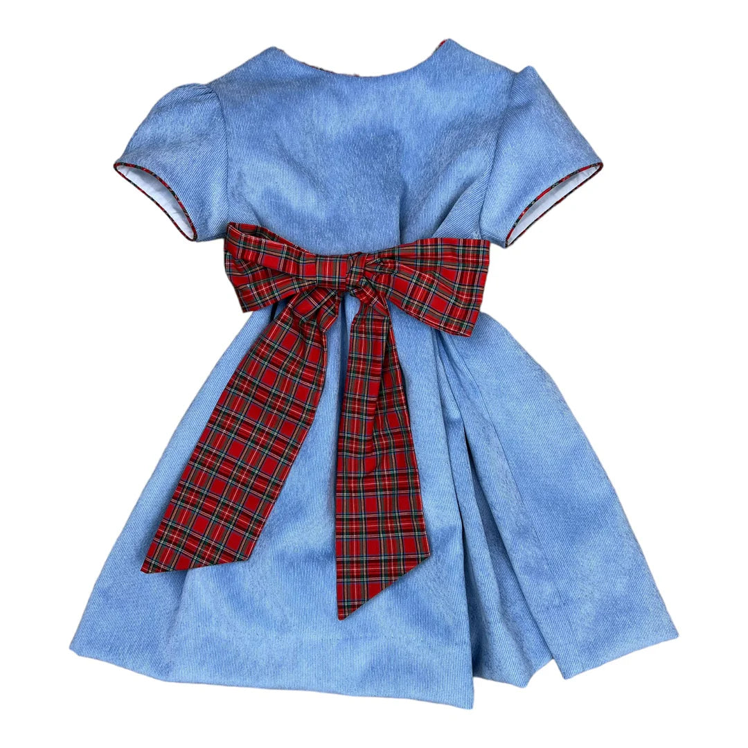 Anvy Charlotte Blue Cord Dress