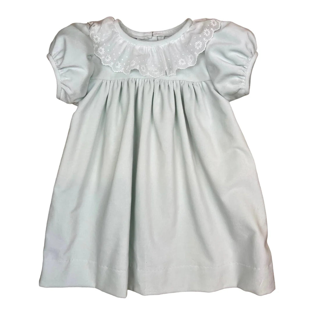 Anvy Christy Mint Velvet Dress