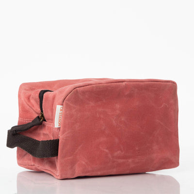 Waxed Travel Kit Nautical Red