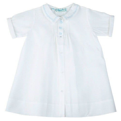 Boy Train EMB Folded Daygown