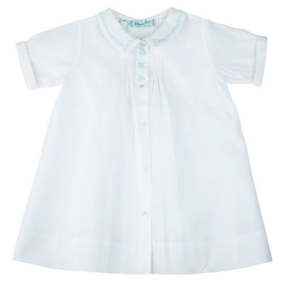 Boy Train EMB Folded Daygown