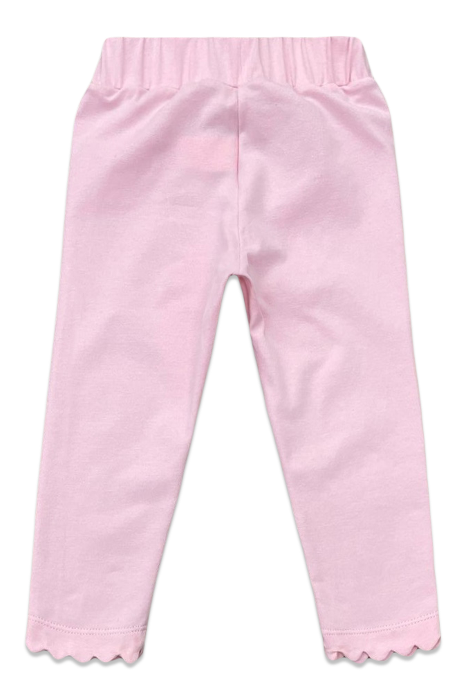 Scallop Legging - Pink