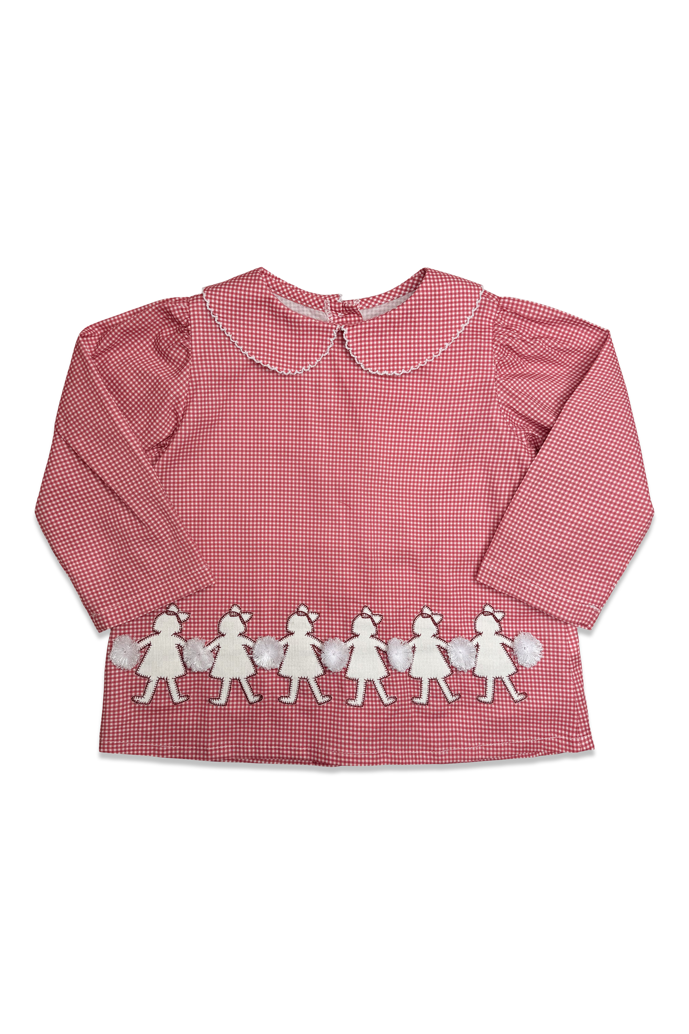 Manning Blouse - Crimson & White