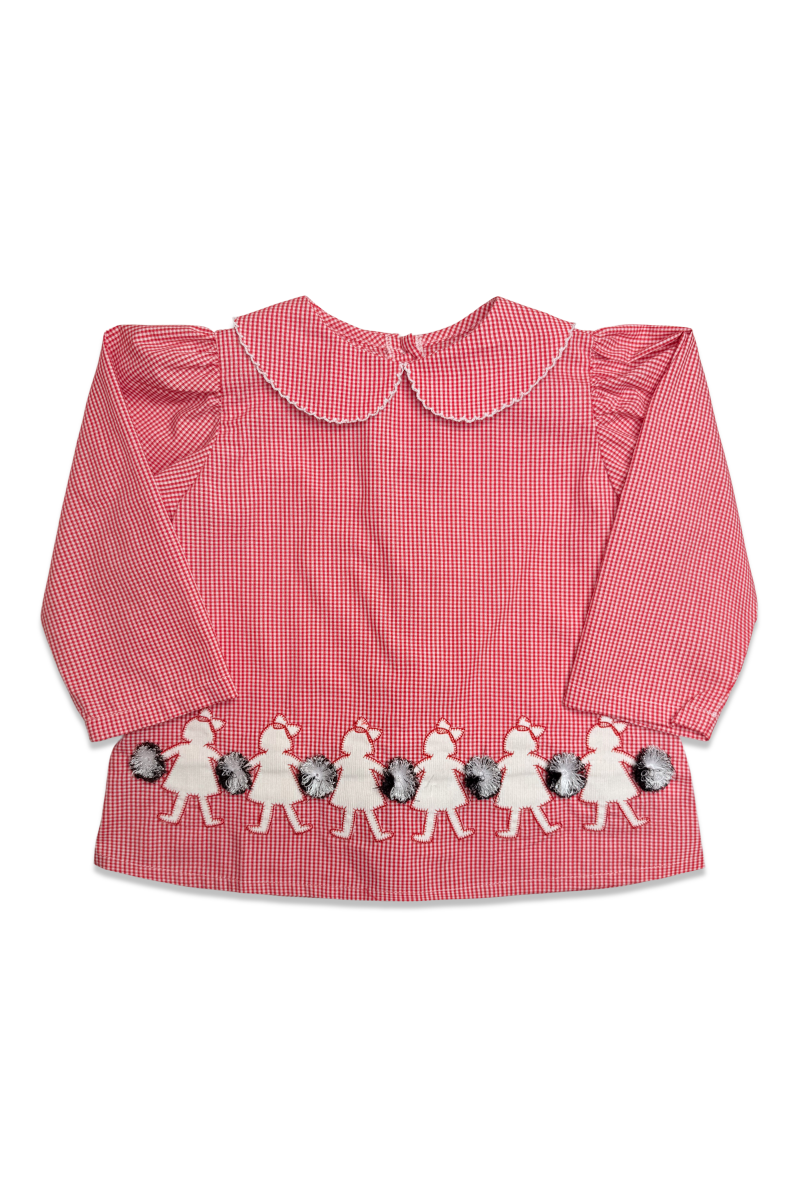 Manning Blouse - Red & Black