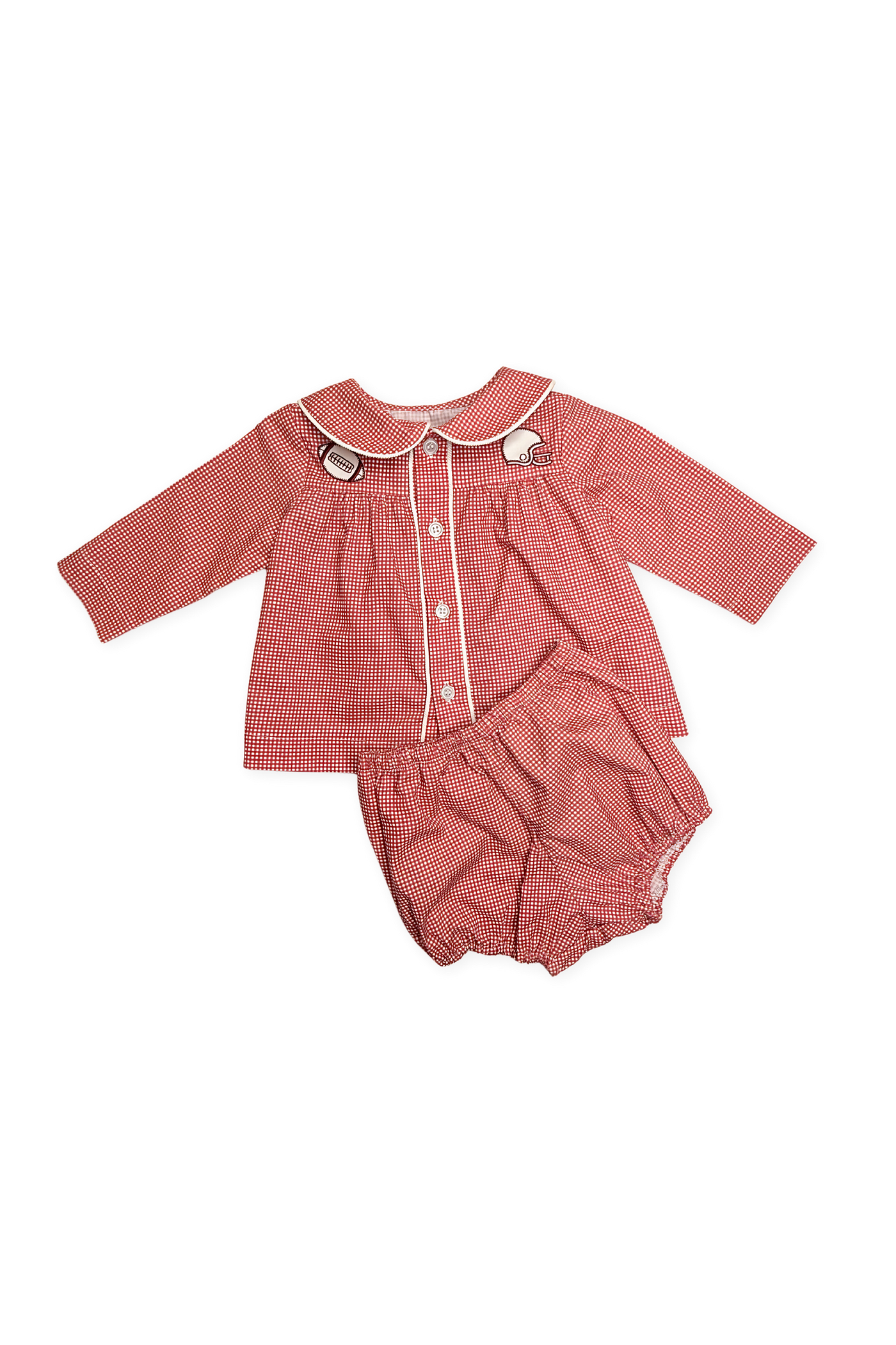 Clement Bloomer Set - Crimson & White