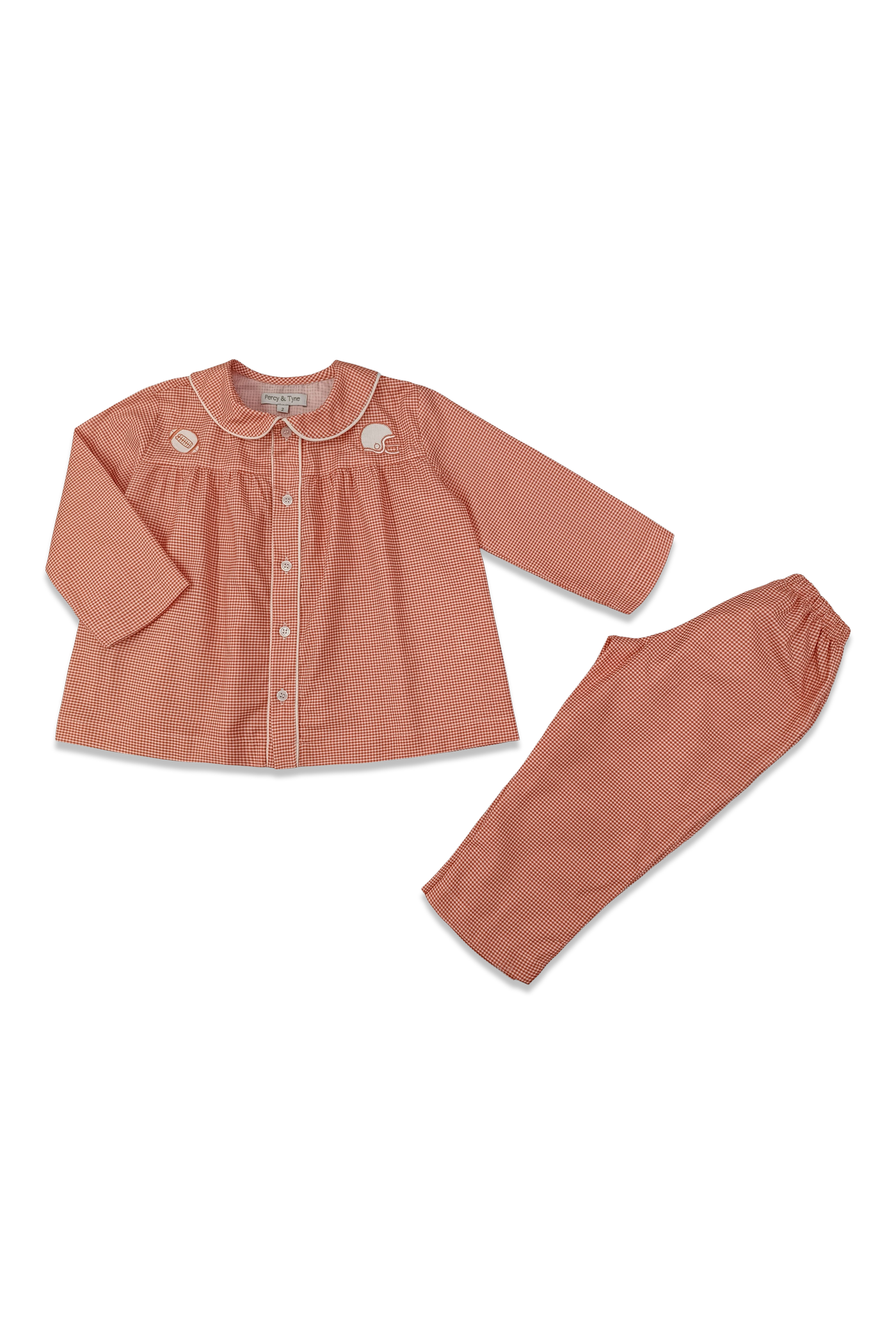 Carrick Pant Set - Orange & White