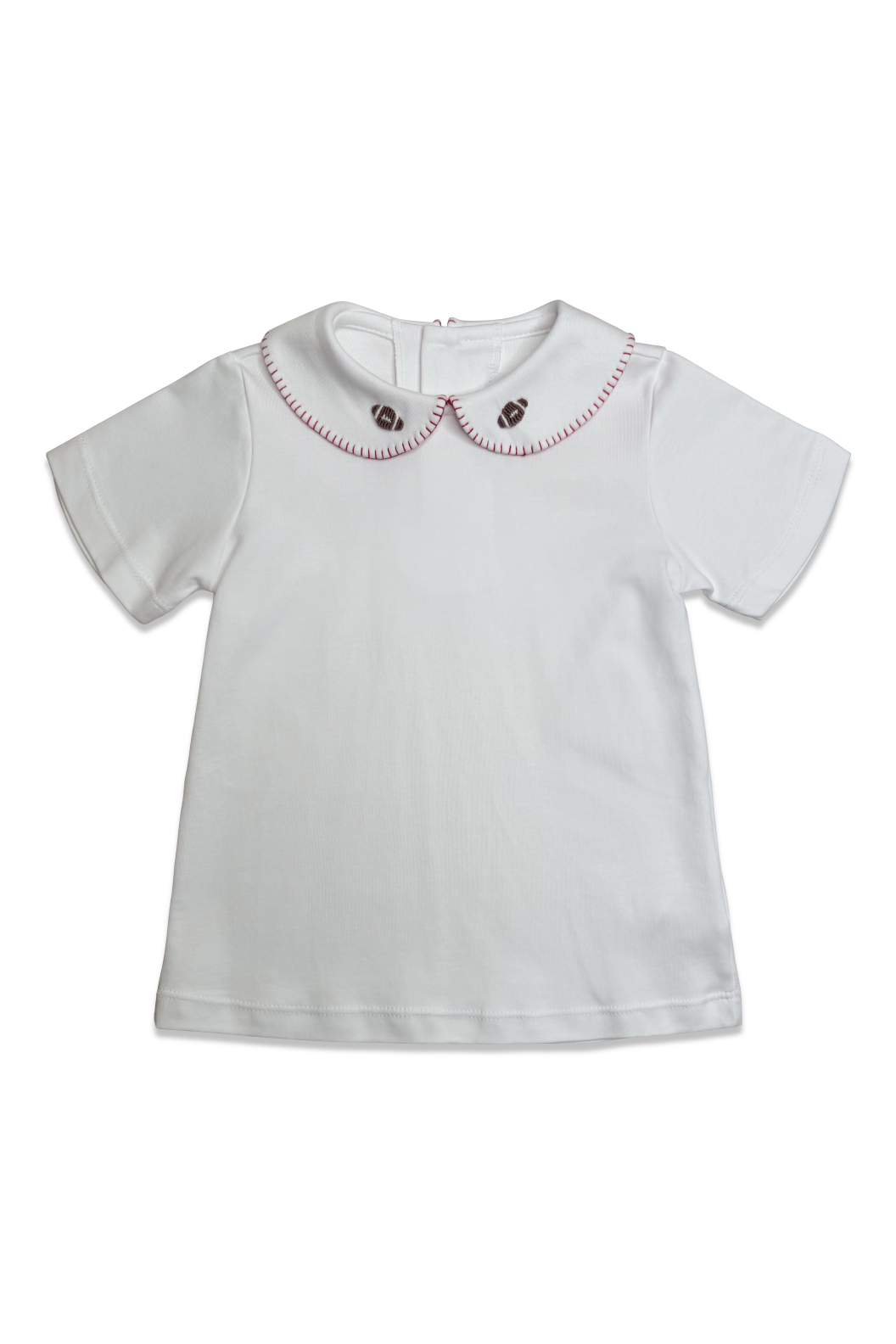 S/S Peter Pan Tee - Red & Black
