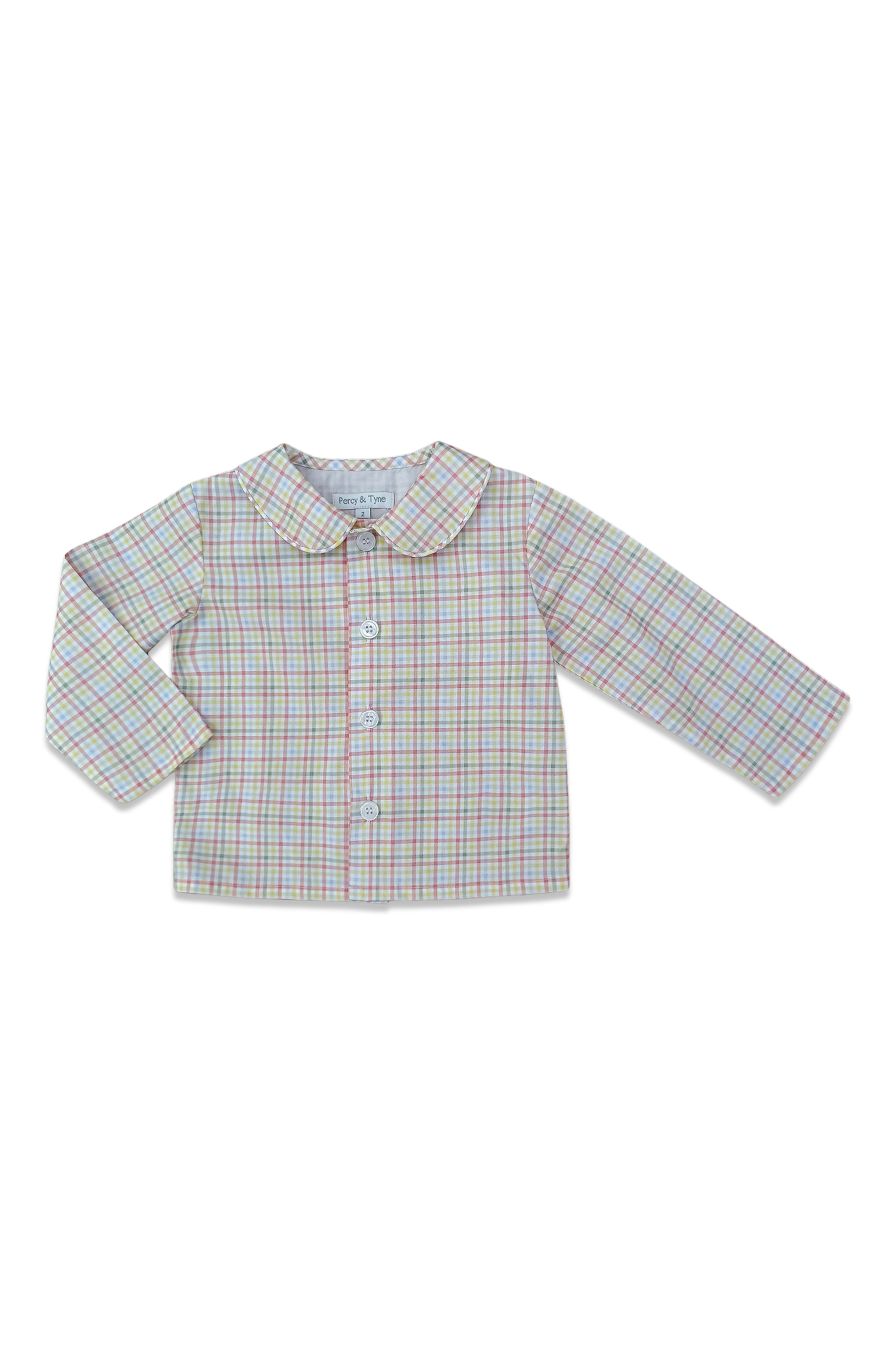 L/S Peter Pan Shirt - Plaid