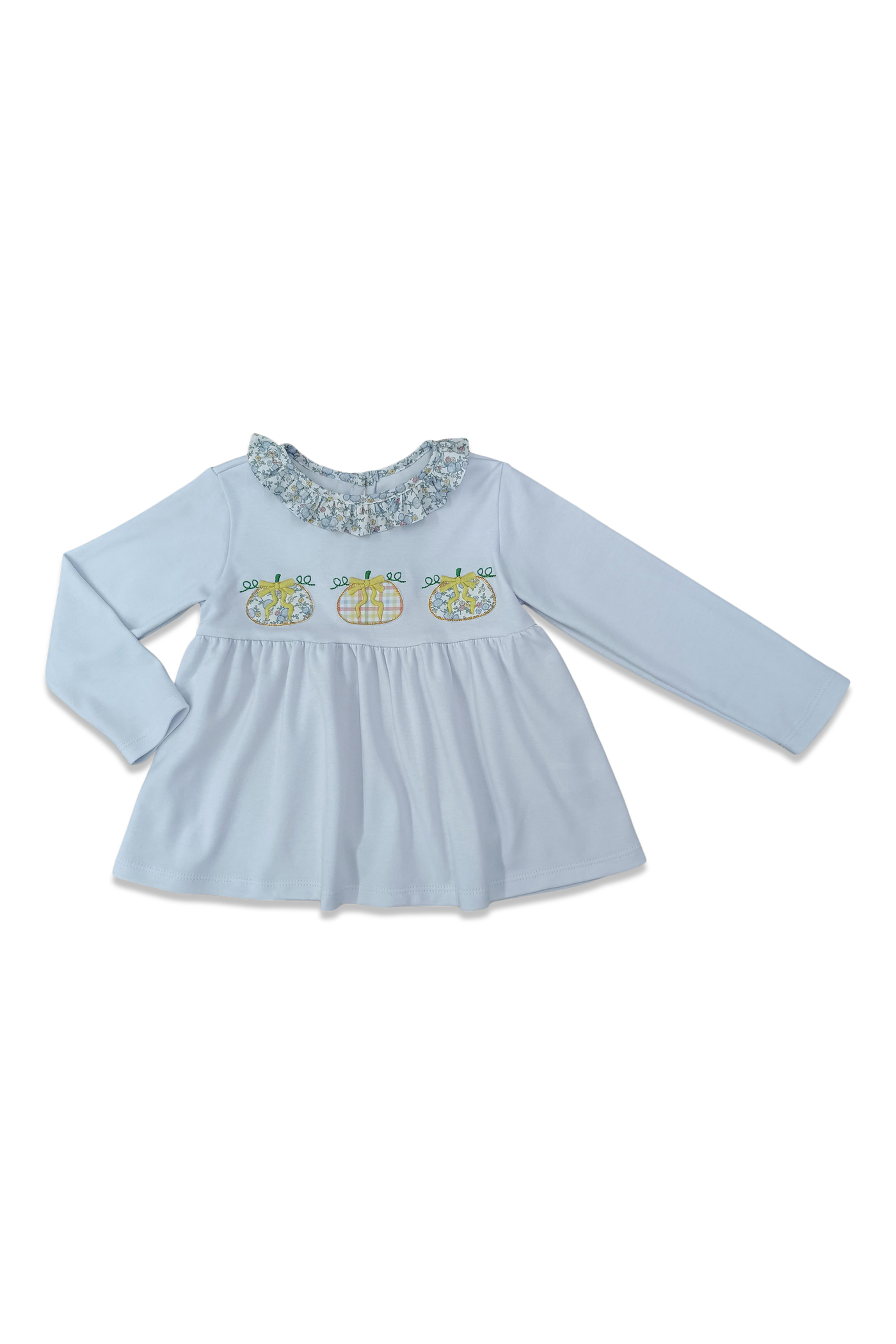 L/S Cici Top - Applique Pumpkins