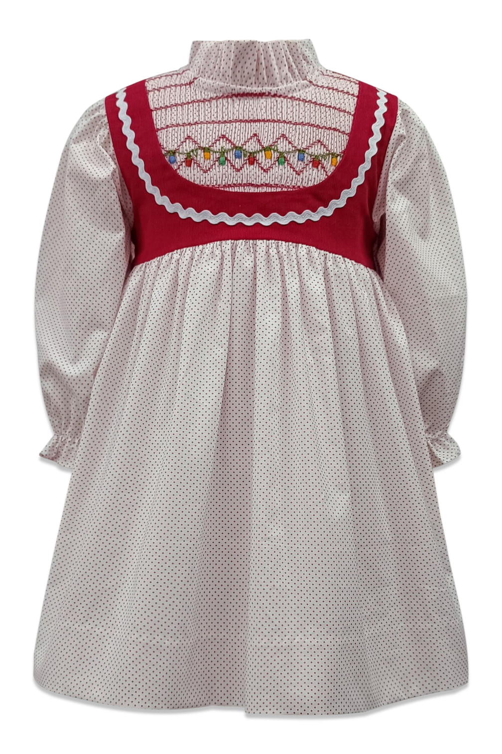 L/S Eloise Dress - Christmas Lights