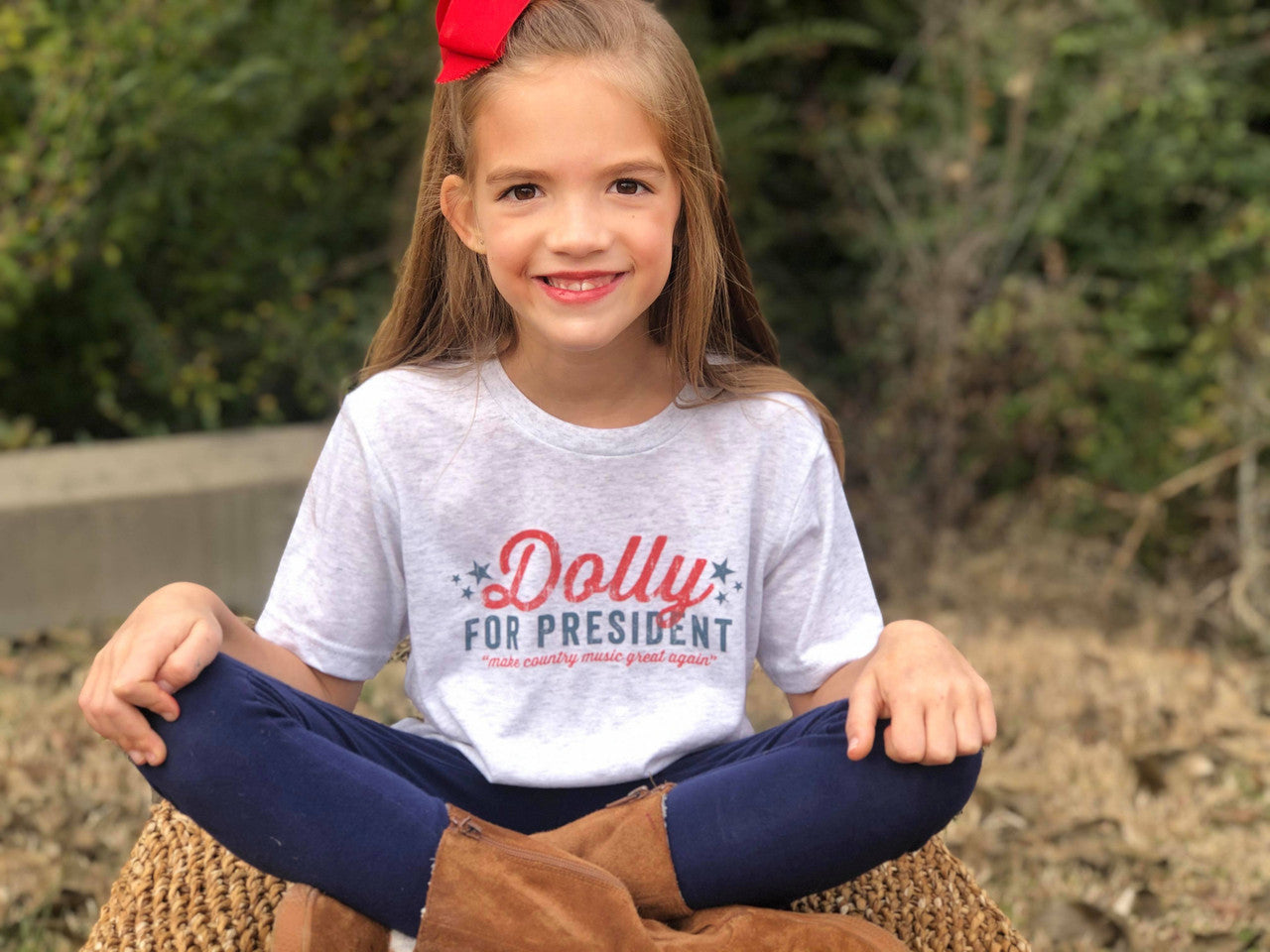 Dolly for President Heathered Child T- Shirt