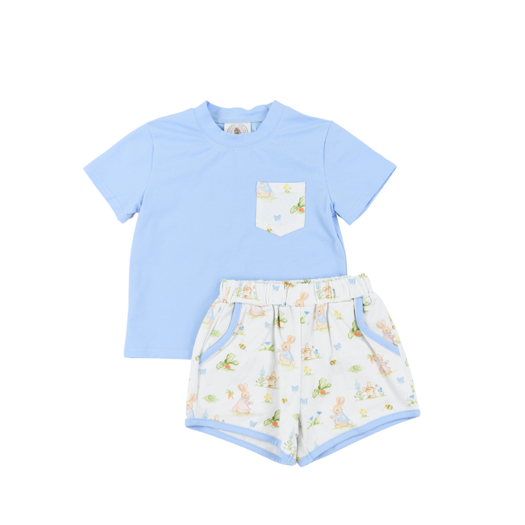 Cypress Row Easter Boy Short Set