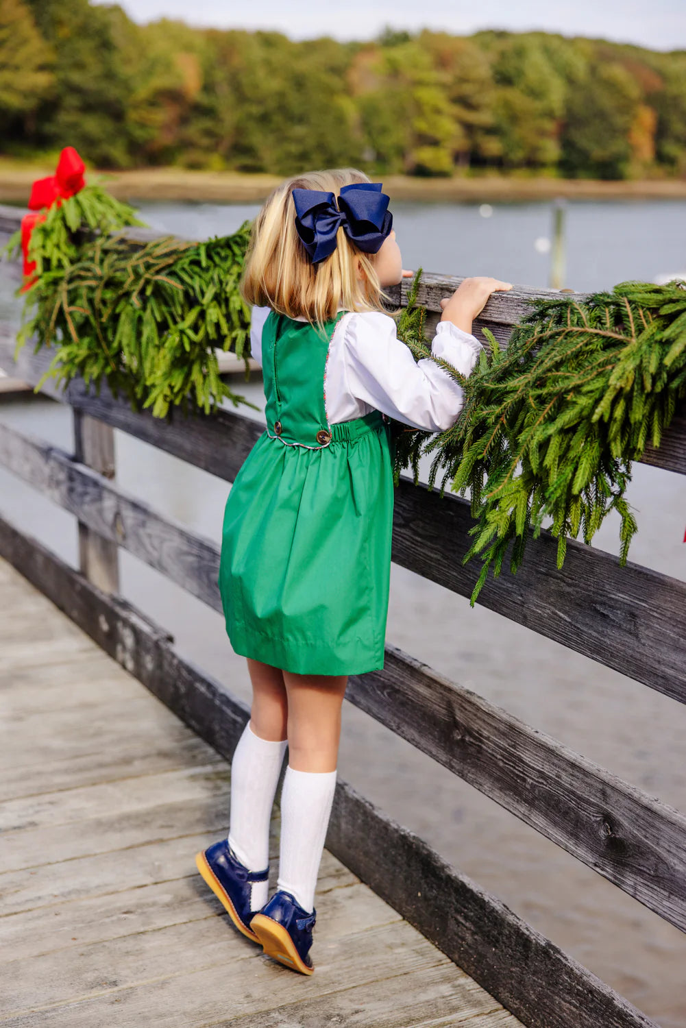 Brady Button In Bow Dress