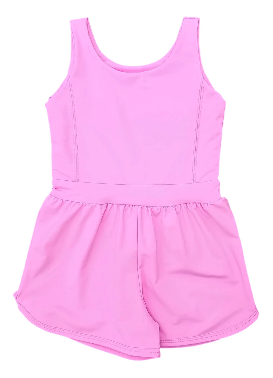 Athletic Romper - Pink