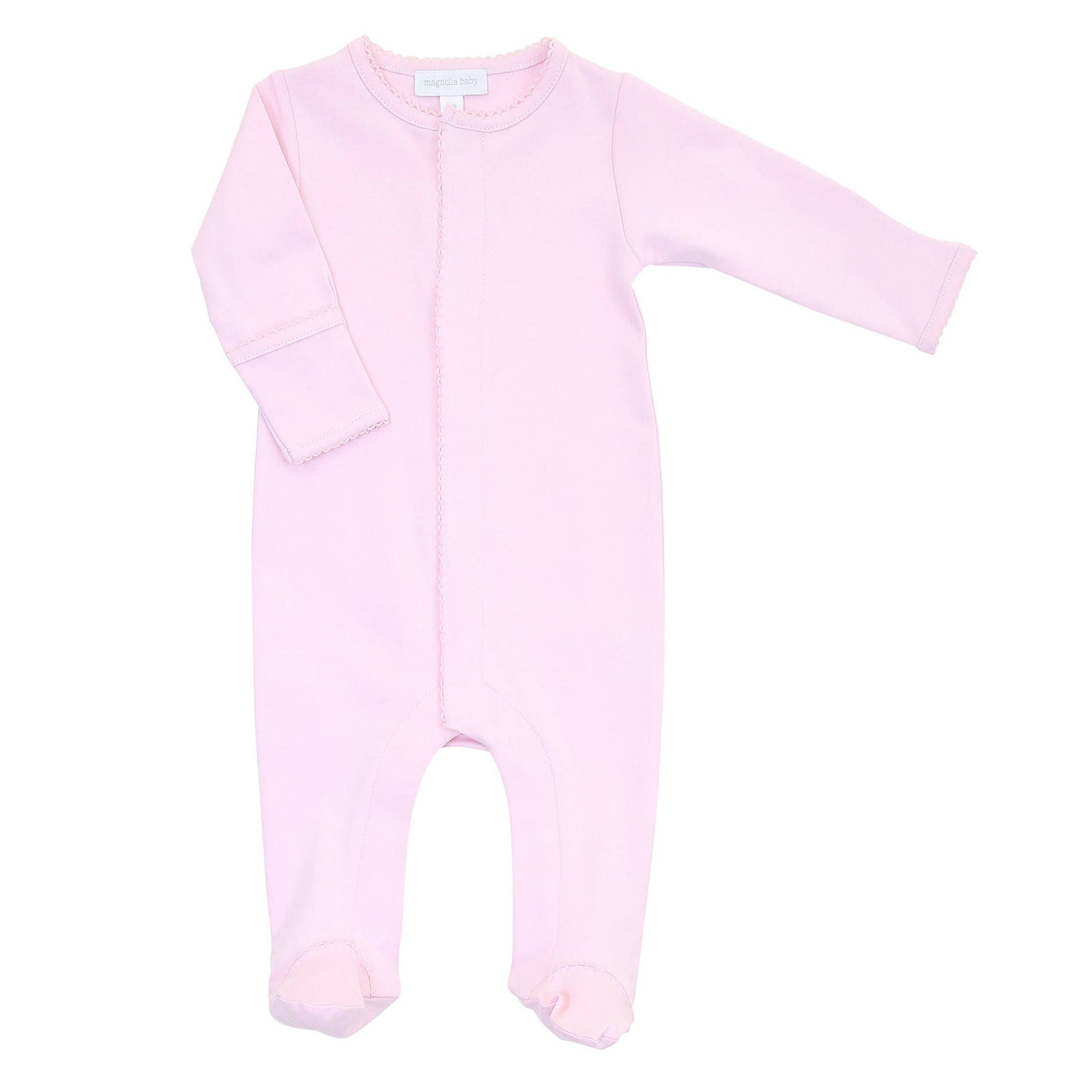 Essentials Solid Pink Footie - Pink