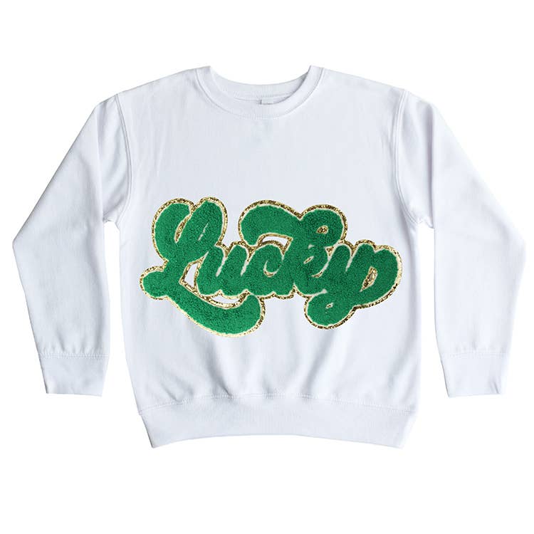 Sparkle Sisters Lucky Patch Sweatshirt