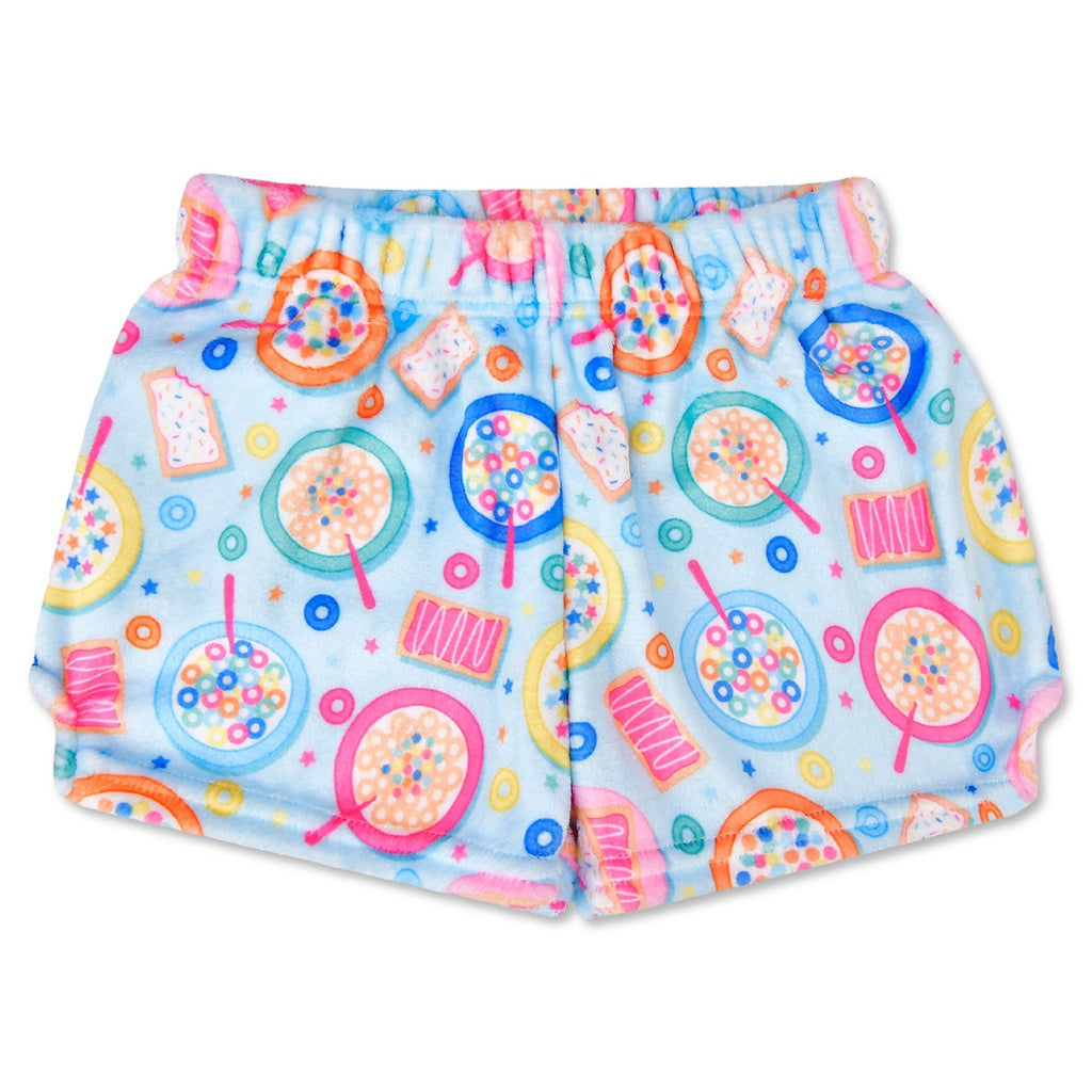 Plush PJ Shorts - Sweet Cereal