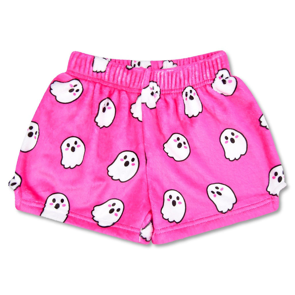 Plush PJ Shorts - Ghost