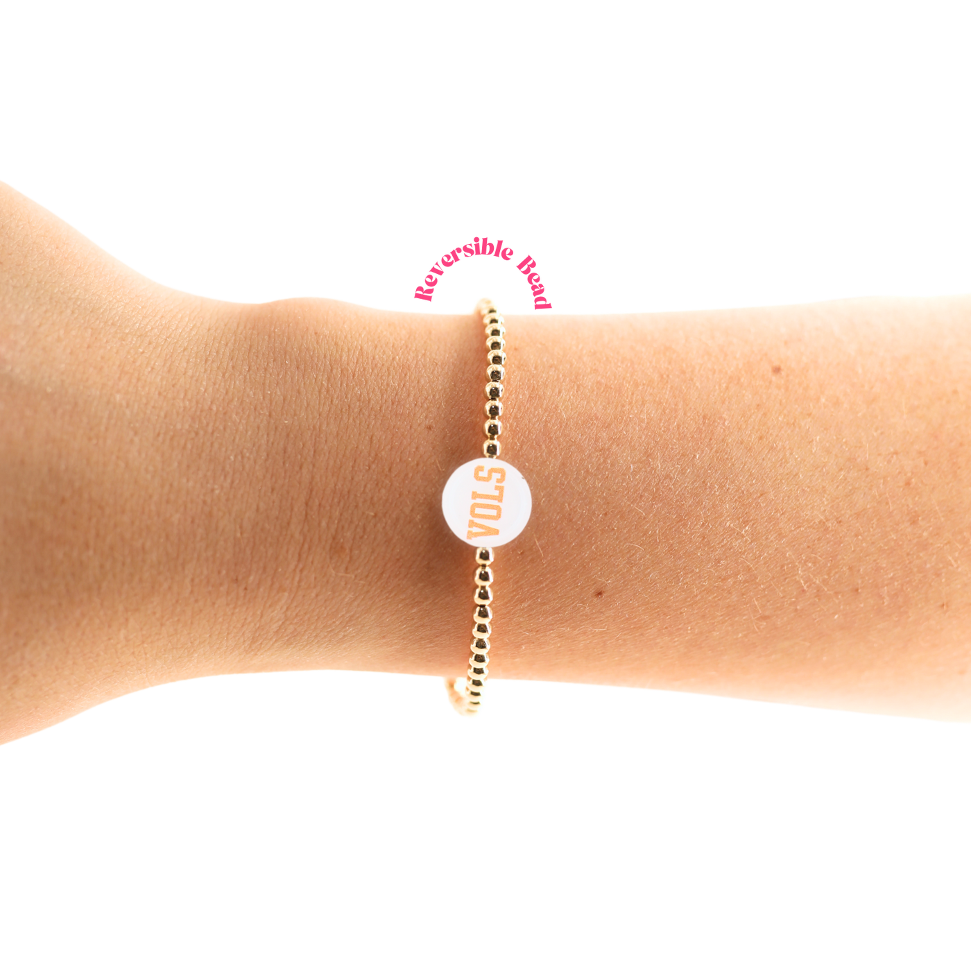 Tennessee/ Vols Logo Bracelet - Standard 6.75 inch / Gold