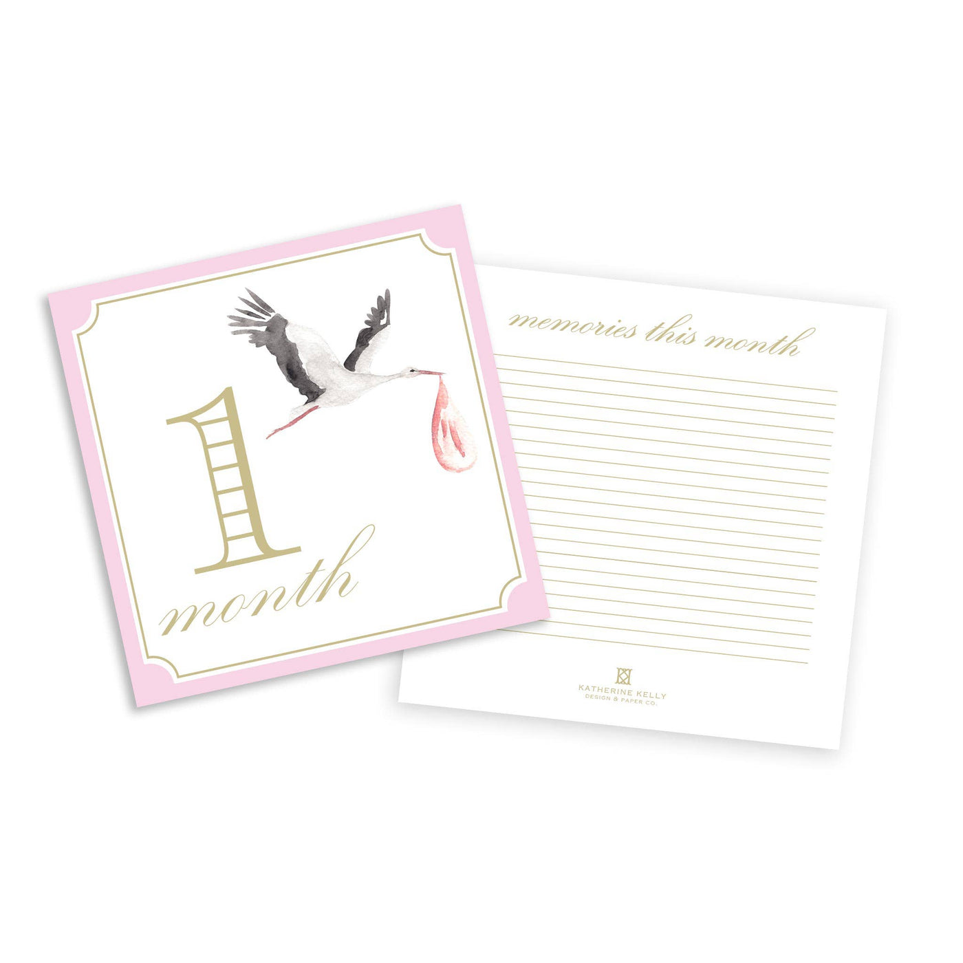 Milestone Cards - Pink