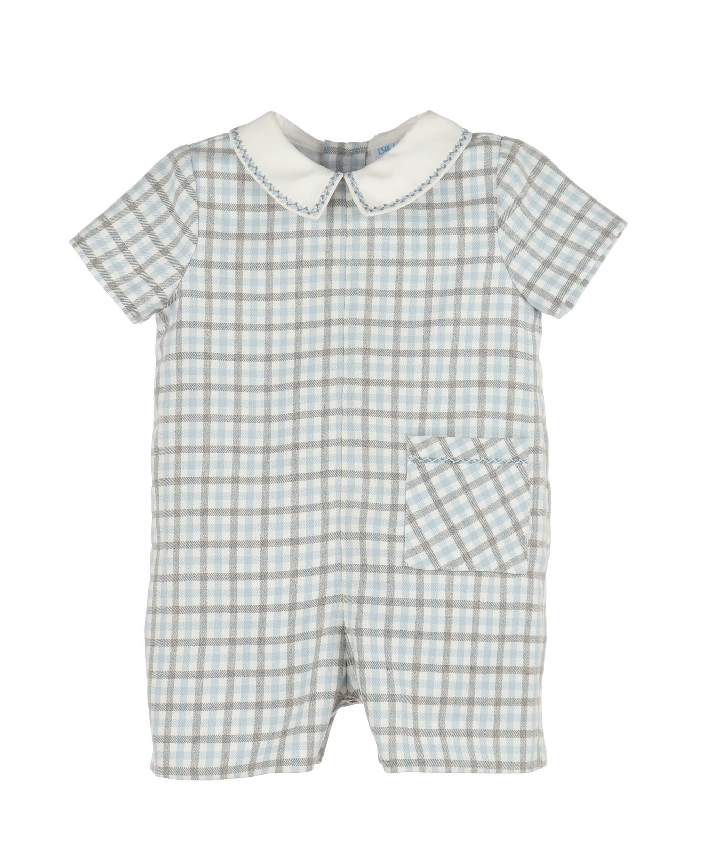 Luli & Me Gingham Check  Romper