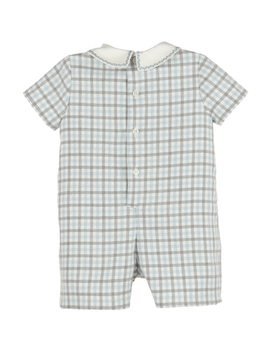 Luli & Me Gingham Check  Romper